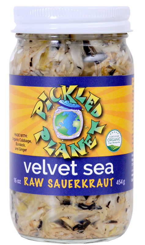 Velvet Sea Organic, Raw Sauerkraut - 16 oz