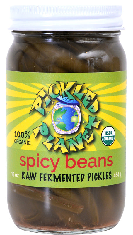 Spicy Beans Probiotic Organic Green Beans - 16 oz