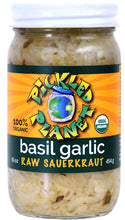Load image into Gallery viewer, Basil Garlic Organic, Raw Sauerkraut - 16 oz
