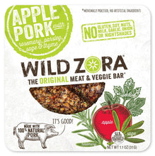 Load image into Gallery viewer, Wild Zora Meat &amp; Veggie Bars, Apple Pork
