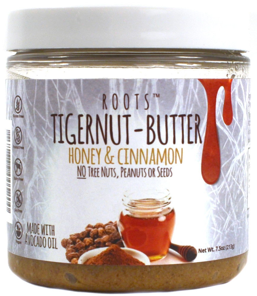Roots Tigernut Butter Honey & Cinnamon - 8 oz