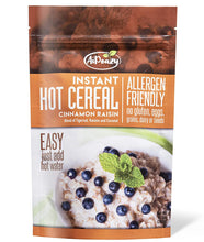 Load image into Gallery viewer, Aipeazy Instant Hot Cereal Cinnamon Raisin, Nut Free, 10.1 oz
