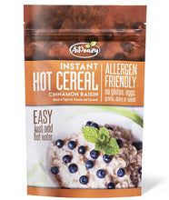 Load image into Gallery viewer, Aipeazy Instant Hot Cereal Cinnamon Raisin, Nut Free, 10.1 oz