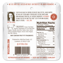 Load image into Gallery viewer, Wild Zora Meat & Veggie Bars, BBQ Beef