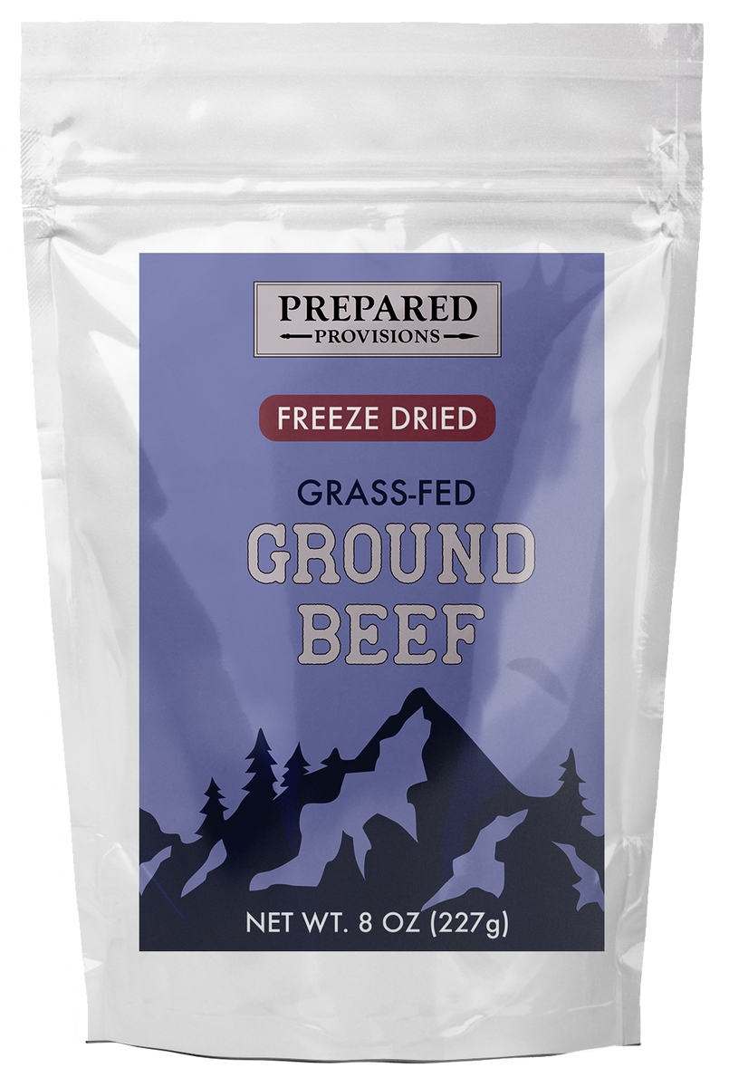 Freeze Dried Ground Beef, 100 Grass Fed and Finished PureTraditions