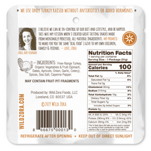 Load image into Gallery viewer, Wild Zora Meat & Veggie Bars, Curry Turkey