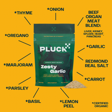 Load image into Gallery viewer, Pluck Organ Meat Blend, Zesty Garlic, 50g