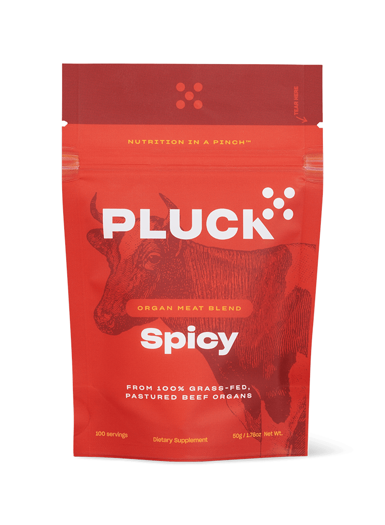 Pluck Organ Meat Blend, Spicy, 50g