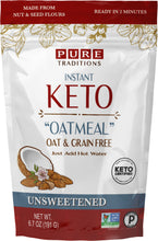 Load image into Gallery viewer, Instant Keto Oatmeal, Unsweetened (2 Net Carbs/Serving)