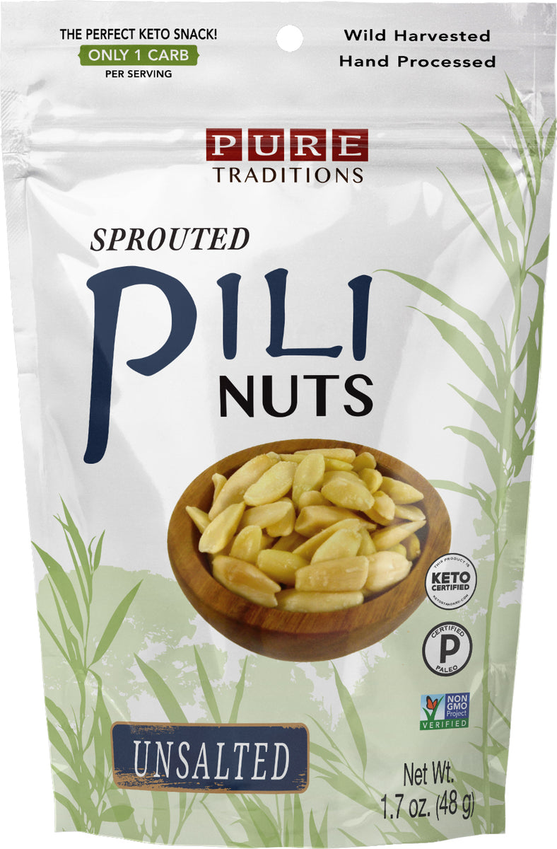 Sprouted Pili Nuts, Unsalted – PureTraditions