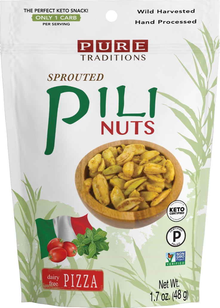 Sprouted Pili Nuts, Pizza