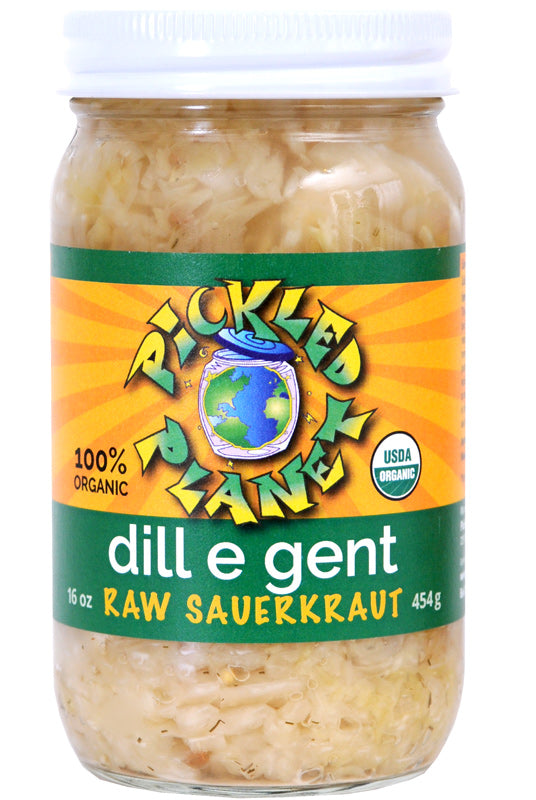Dill E Gent, Organic Raw Sauerkraut - 16 oz