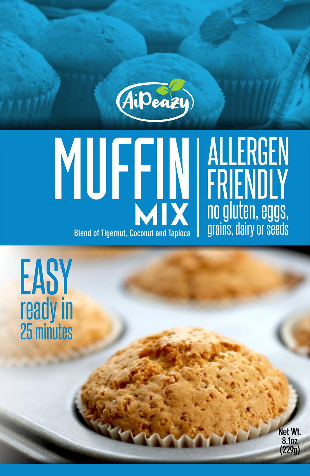 Aipeazy AIP Muffin Mix, 8.1 oz