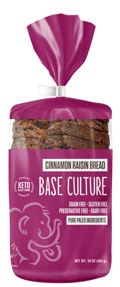 Keto Cinnamon Raisin Bread - 16 oz