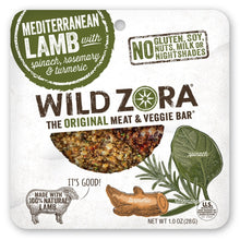 Load image into Gallery viewer, Wild Zora Meat &amp; Veggie Bars, Lamb Rosemary Spinach
