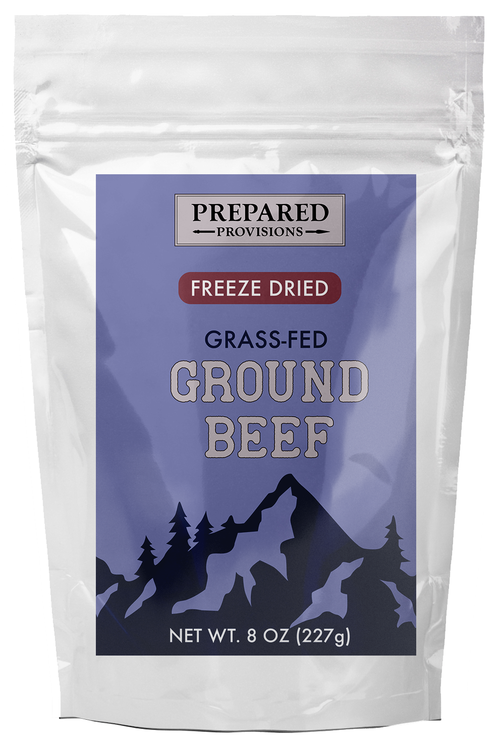 Freeze Dried Ground Beef, 100% Grass Fed and Finished