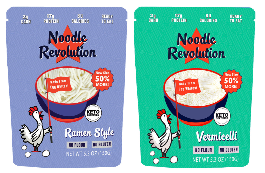 Noodle Revolution Keto Egg White Noodles