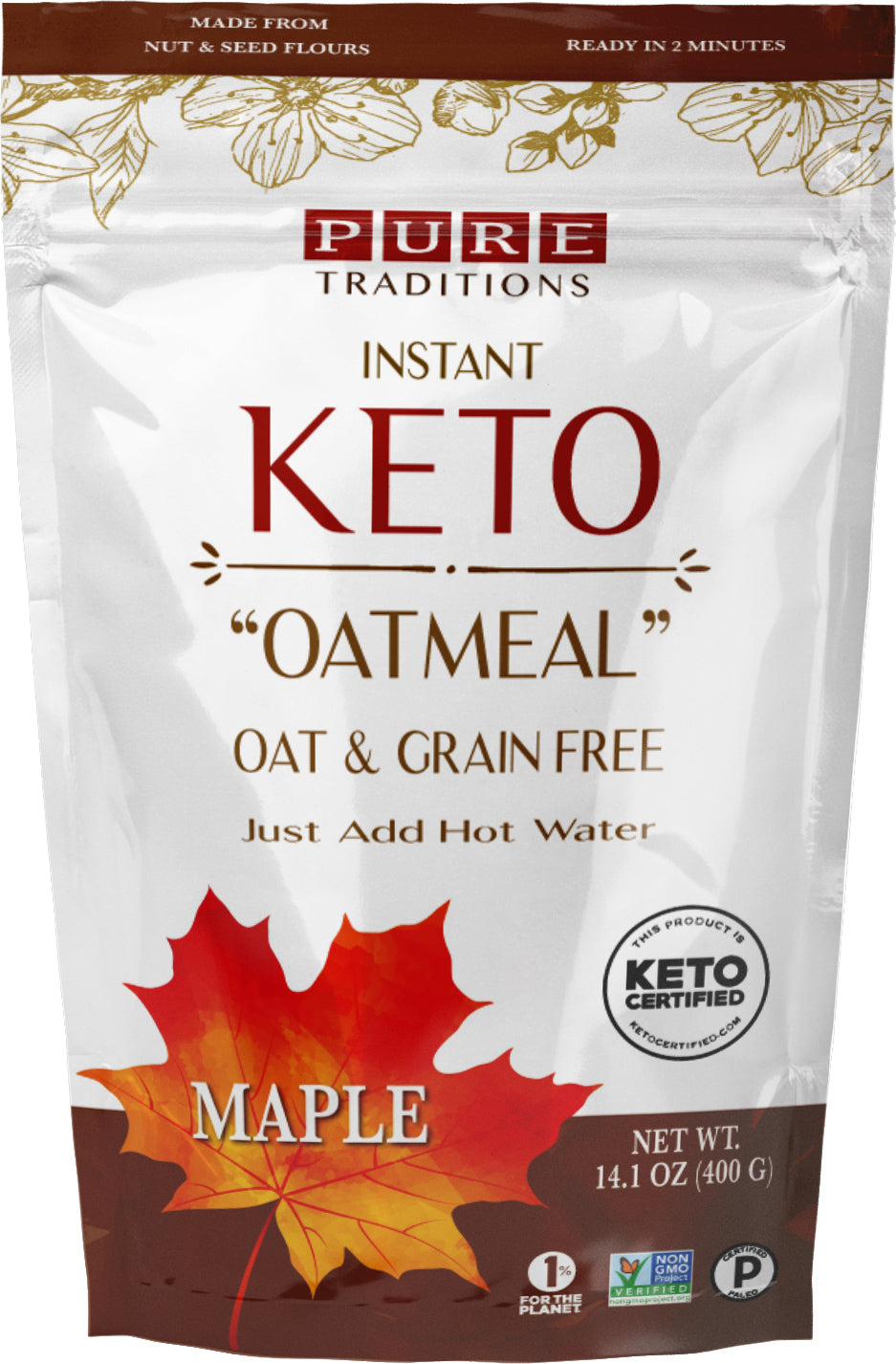 Instant Keto Oatmeal, Maple