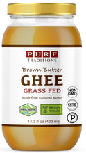 Load image into Gallery viewer, Ghee, Cultured Grass-Fed Brown Butter Style
