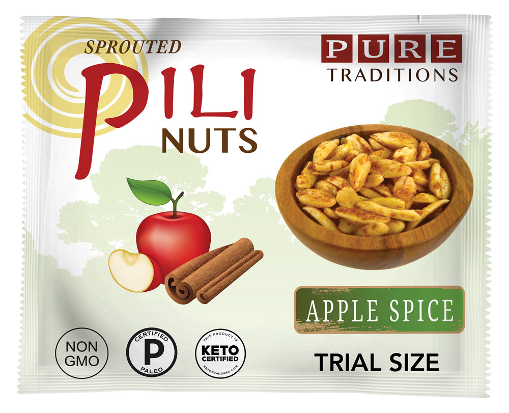 Sprouted Pili Nuts, Apple Spice
