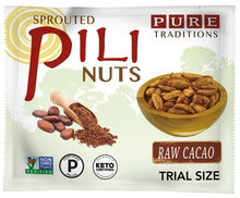 Load image into Gallery viewer, Sprouted Pili Nuts, Raw Cacao
